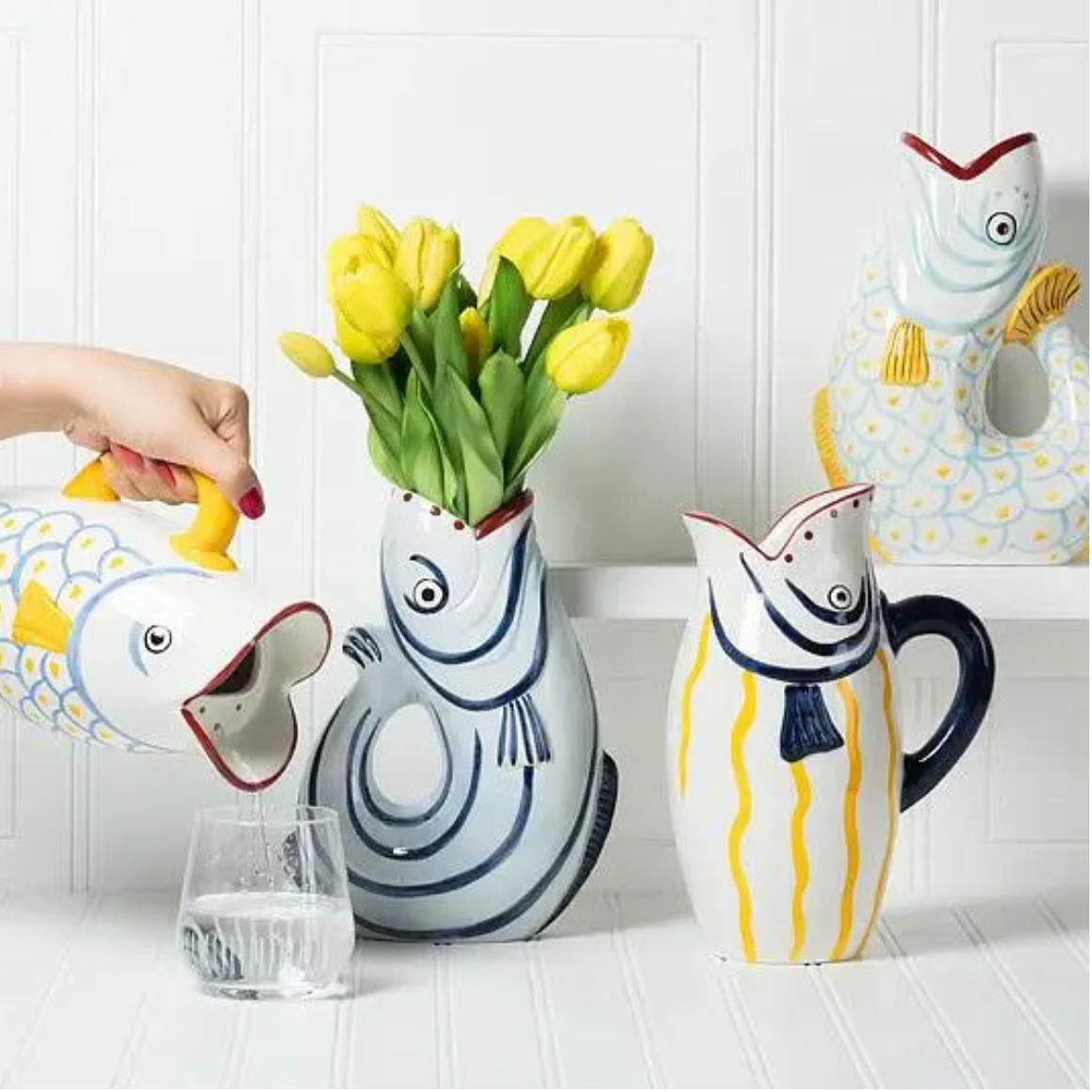 Aqua Scale Shapely Fish Jug