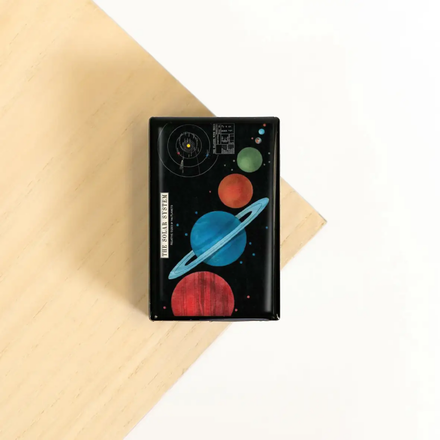 Space Planets Slide Match Box
