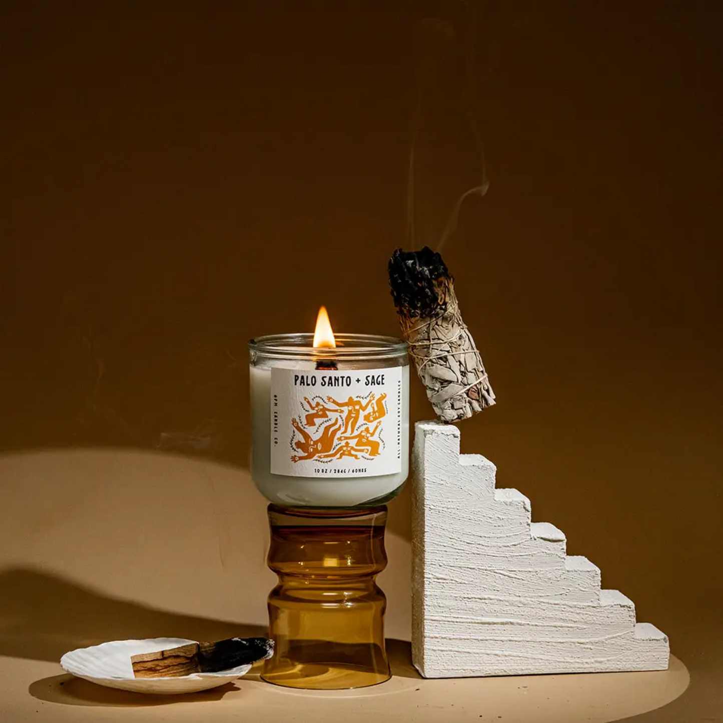 Palo Santo + Sage Soy Candle