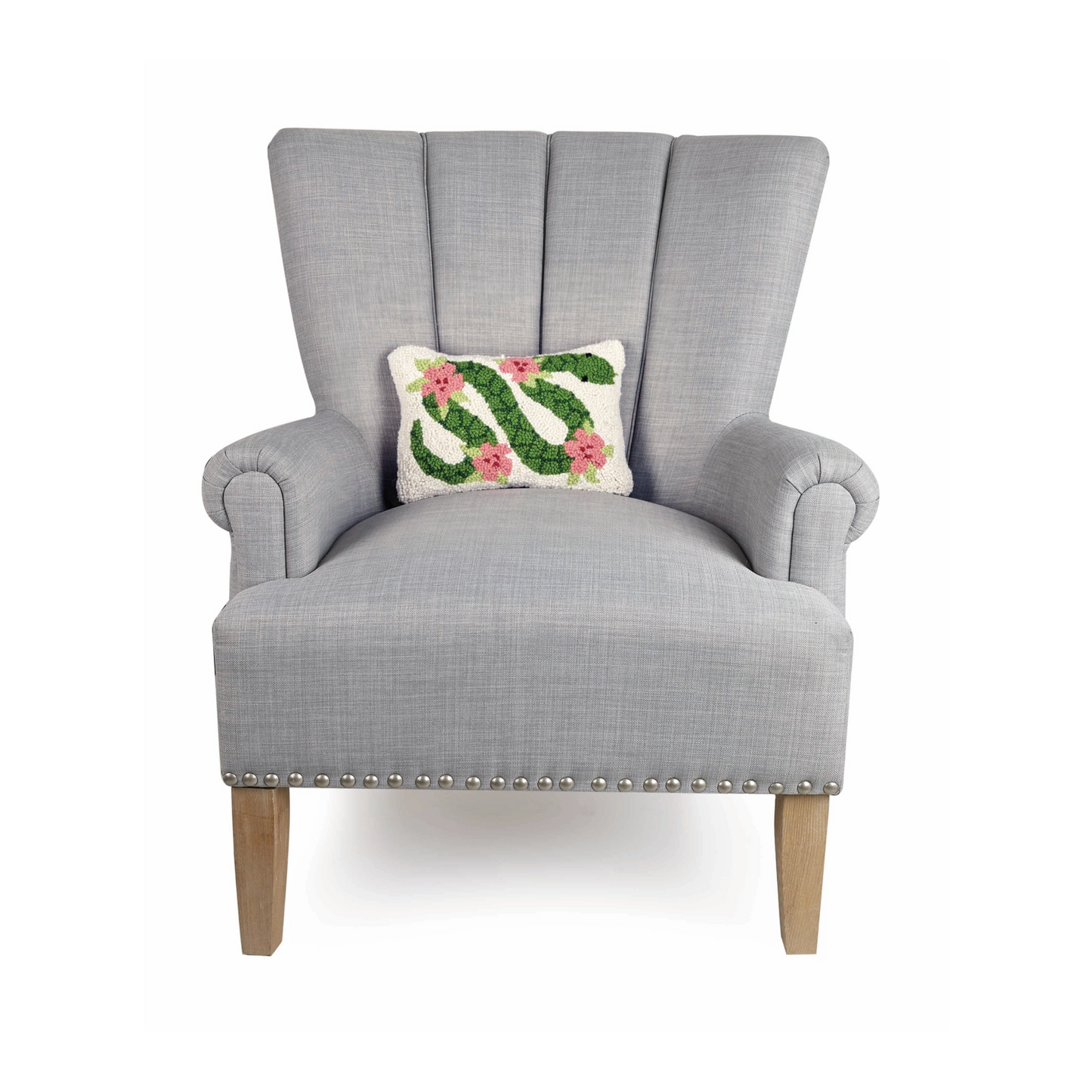Floral Snake Hook Pillow