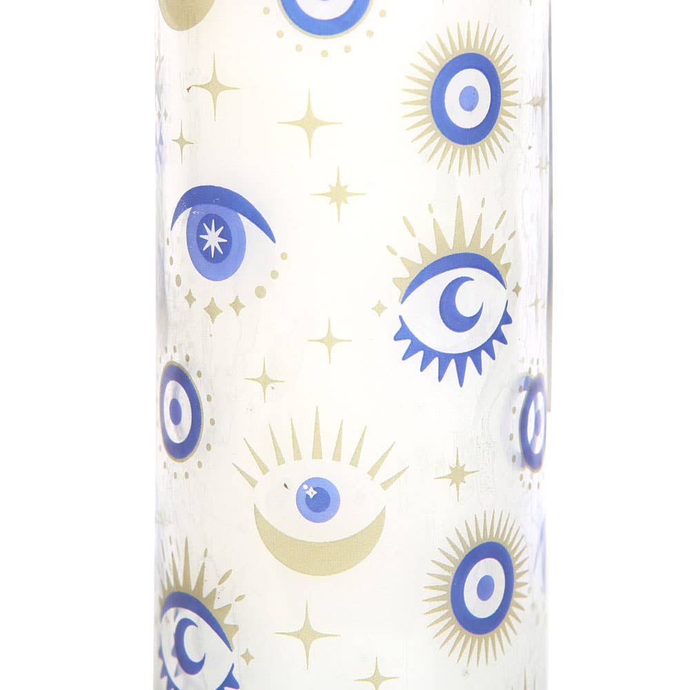 Evil Eye White Sage Tube Candle