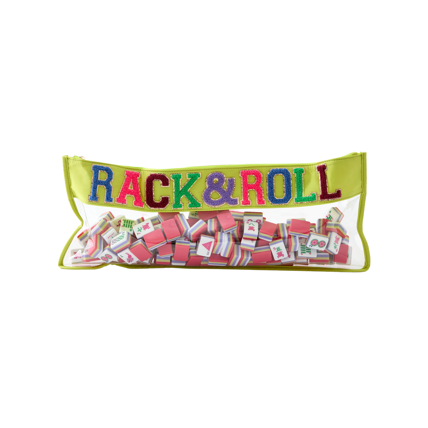 Chartreuse Rack & Roll Mahjong Bag