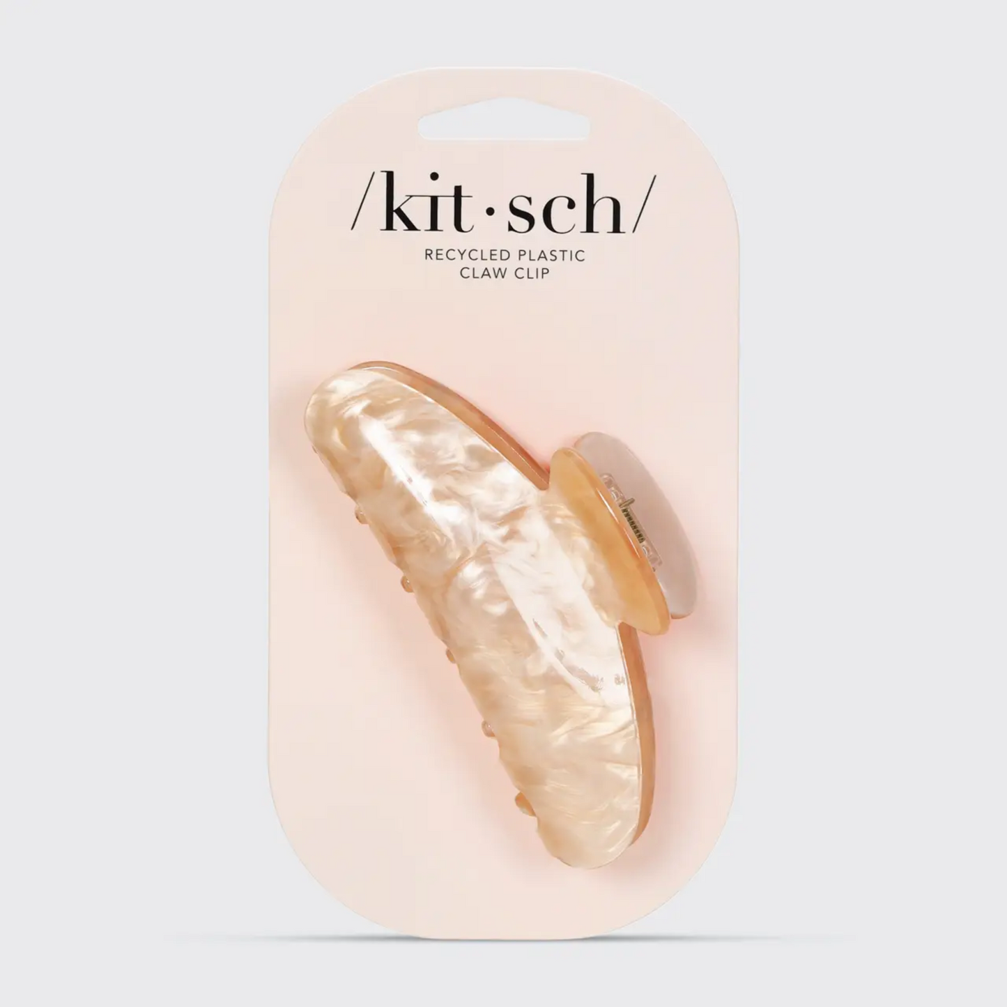 Marble Claw Clip - Blonde