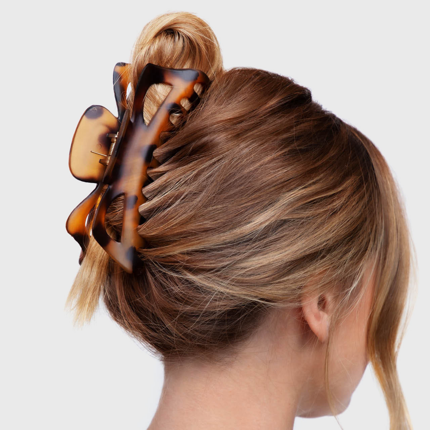 Jumbo Claw Clips 2pc - Black & Tort