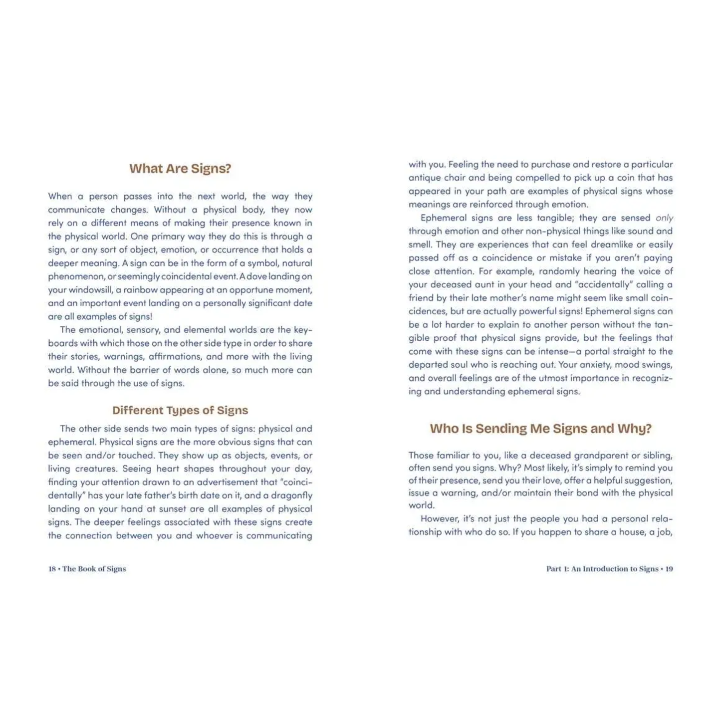 Book of Signs; Book