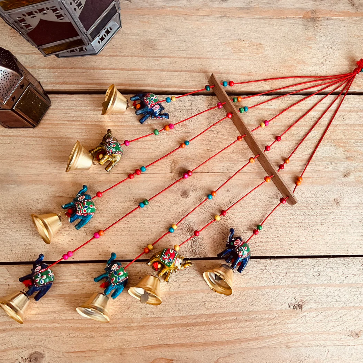 7 Elephants Wind Chime