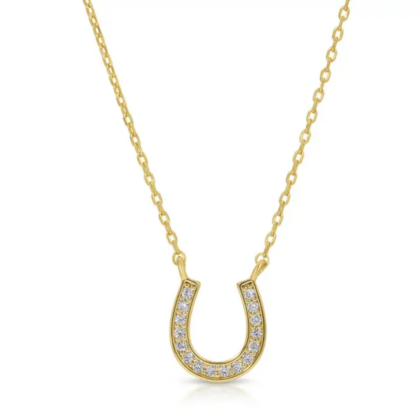 Horseshoe Necklace - Gold