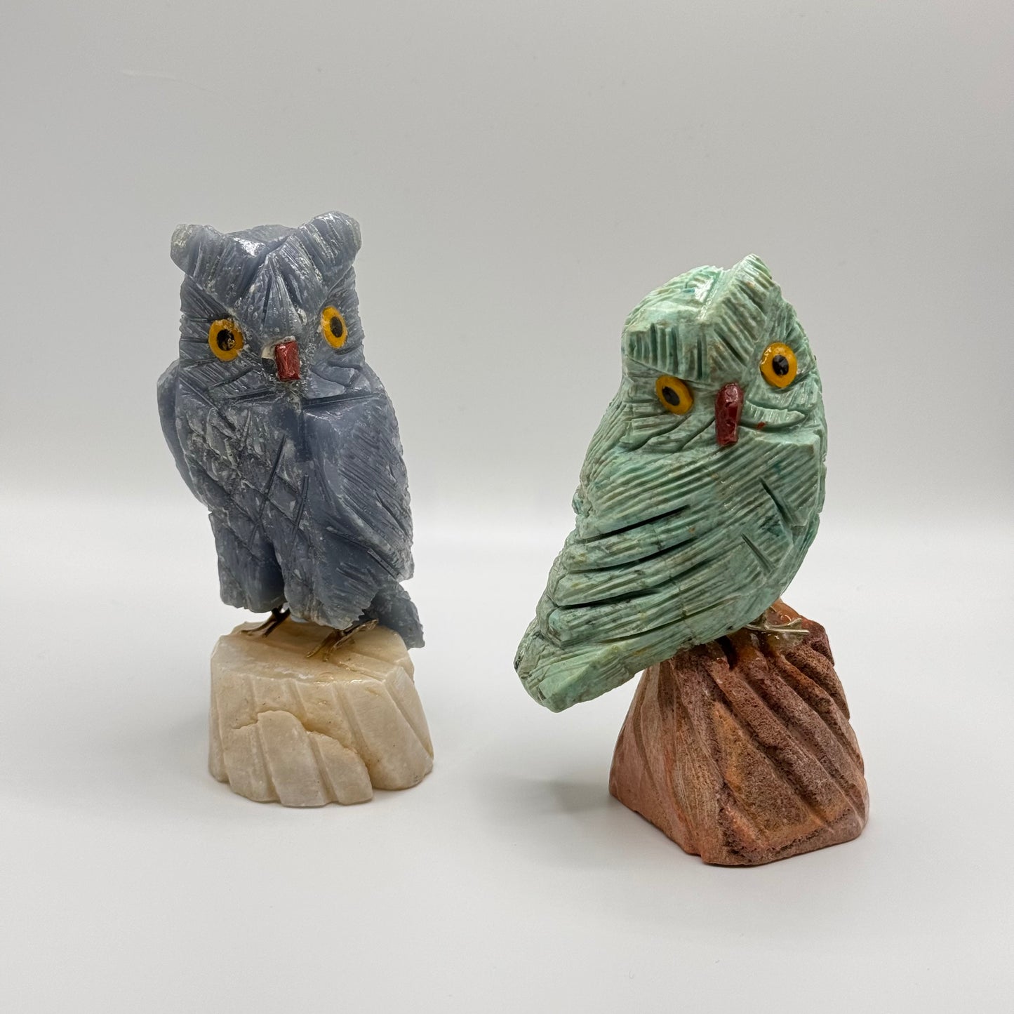 Stone Owl on Crystal