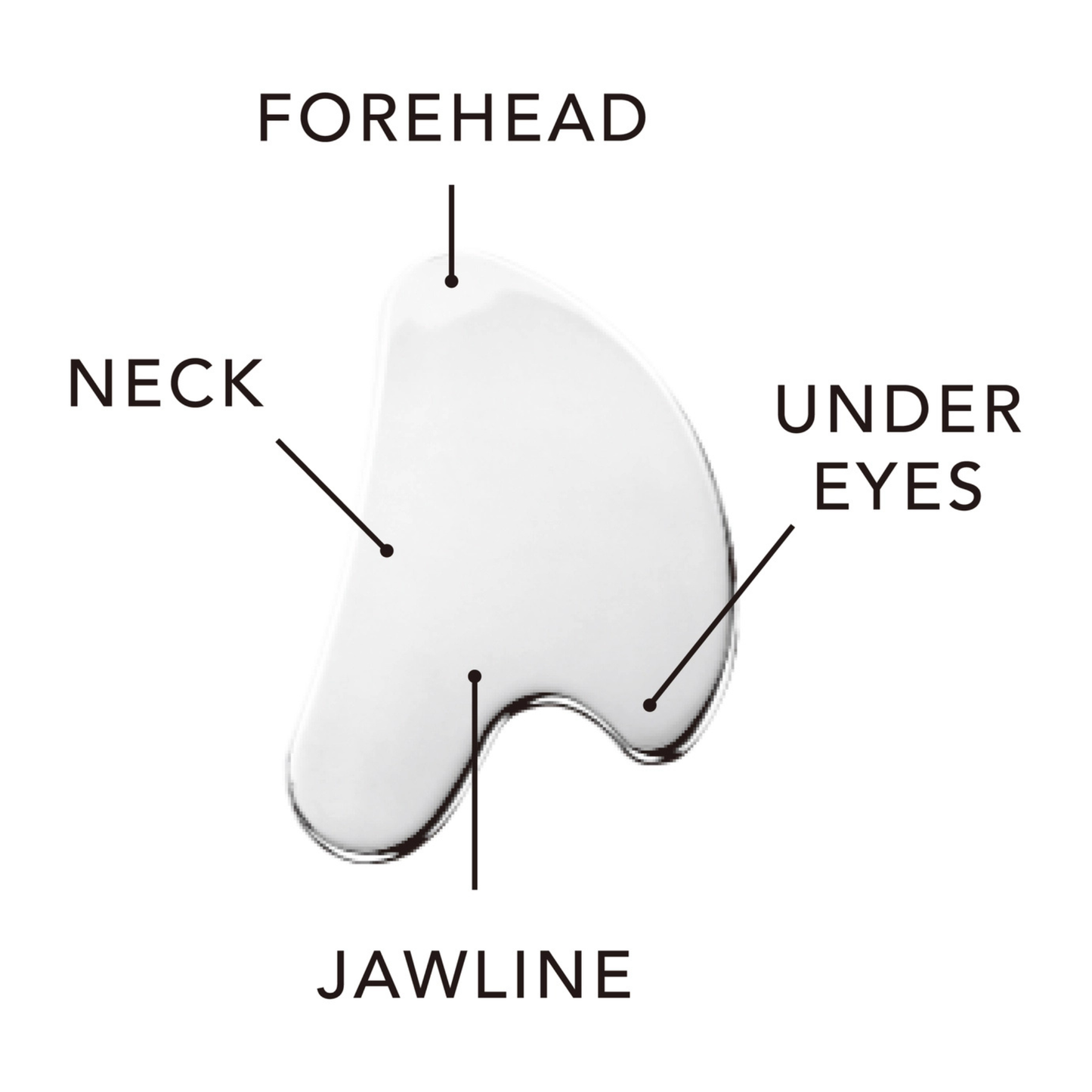 Gua Sha - Stainless Steel