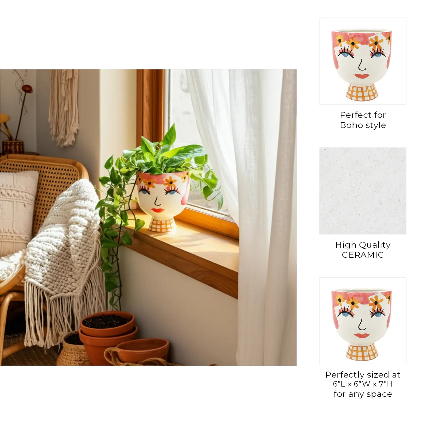Flower Women Planter
