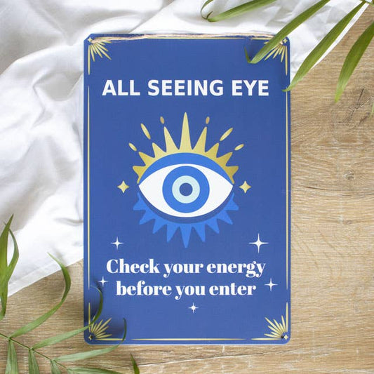 Evil Eye Hanging Sign