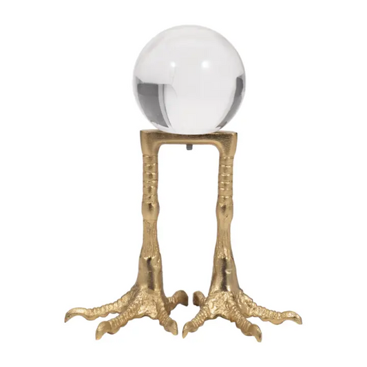 Bird Feet Holding Ball Figurine