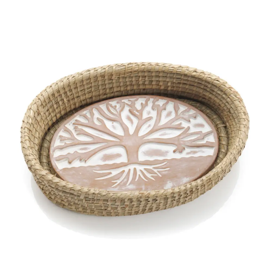 Terracotta Breadwarmer - Tree of Life