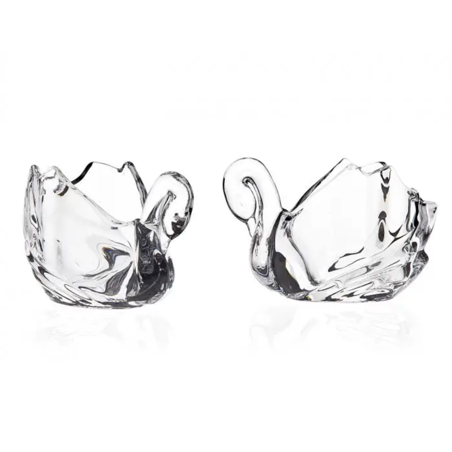 Swan Votiveholder Pair
