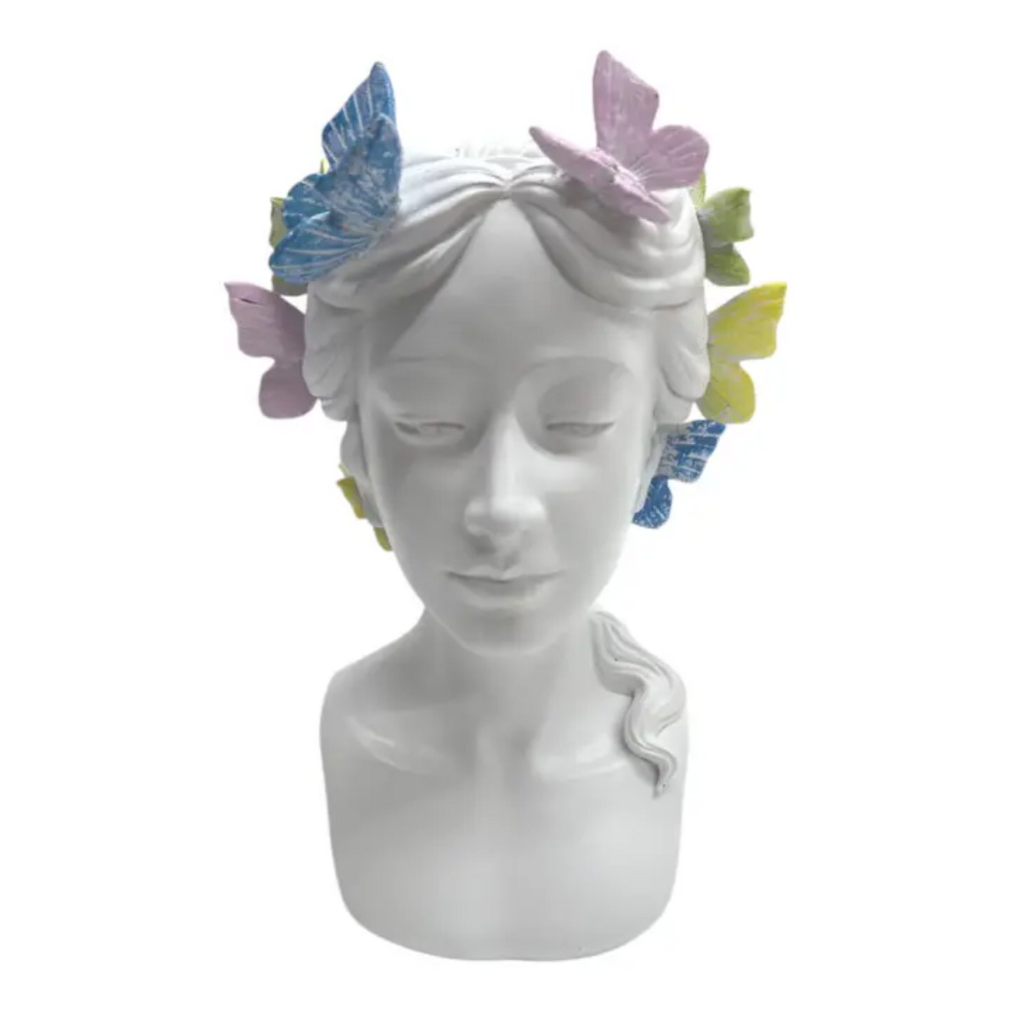 Lady w/ Butterflies Planter