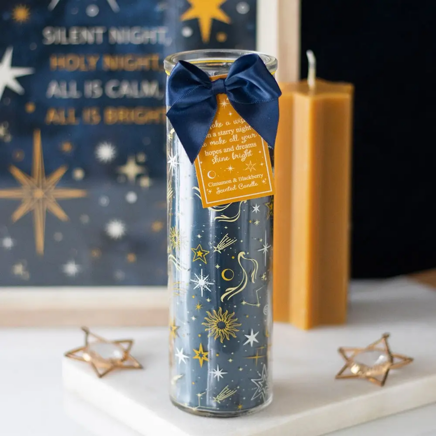 Starry Night Tube Candle