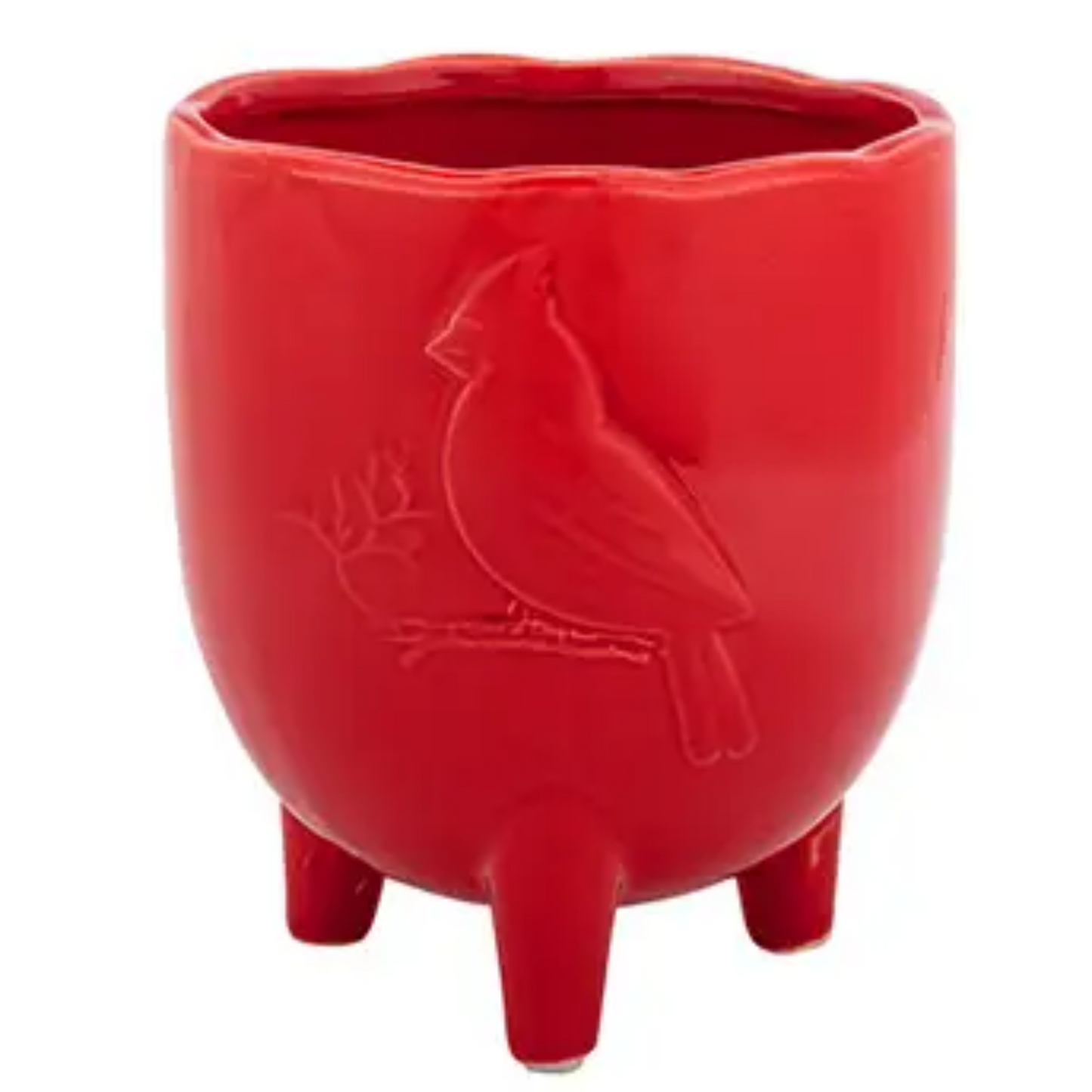 Cardinal Red Planter