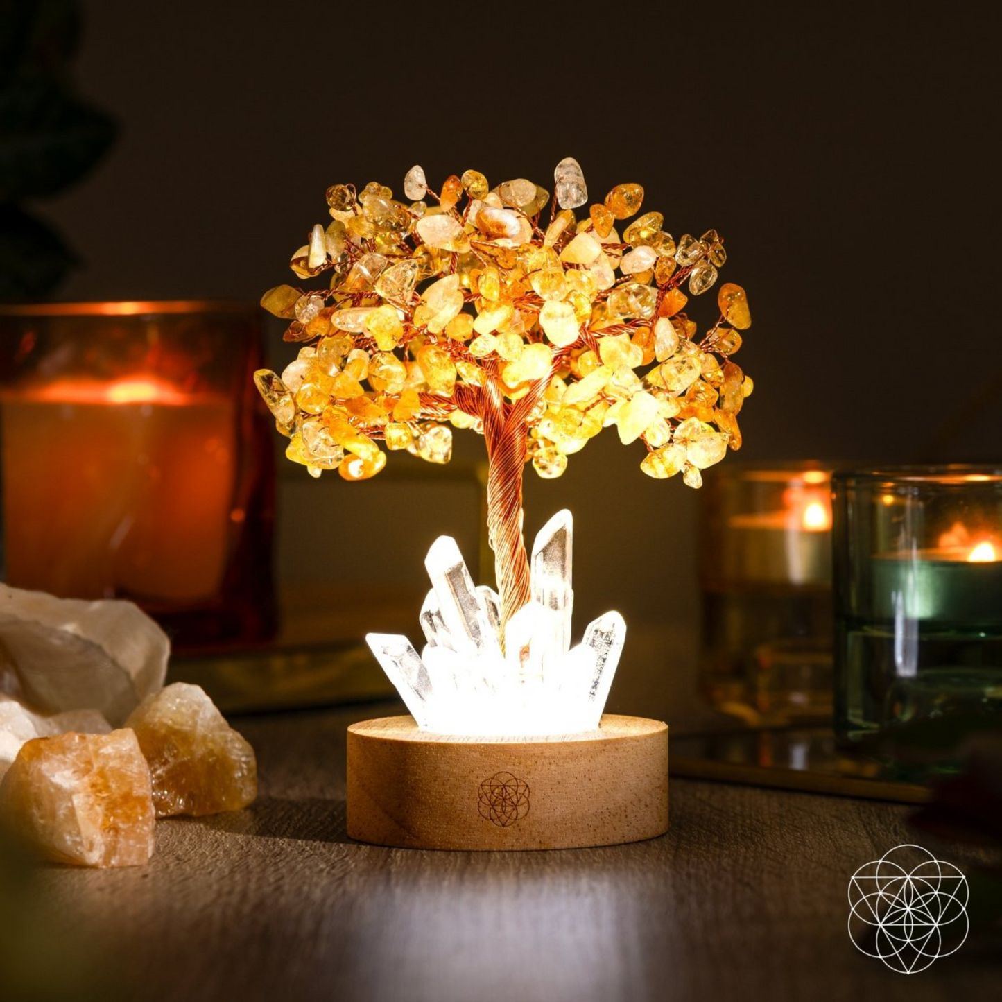 Citrine Tree - Lamp of Wealth
