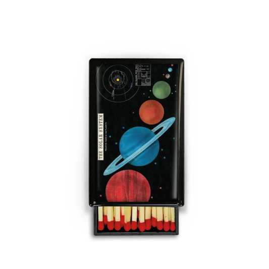 Space Planets Slide Match Box