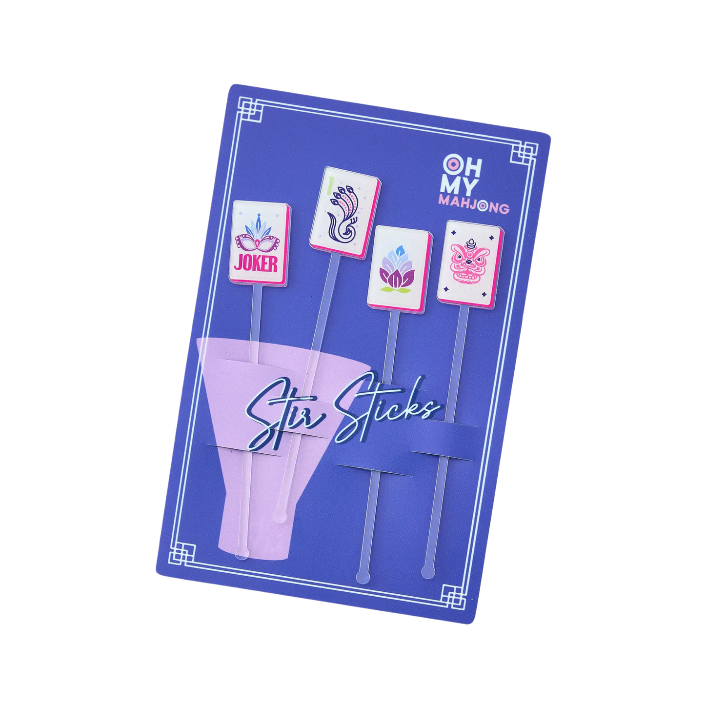 Soiree Acrylic Cocktail Stir Sticks