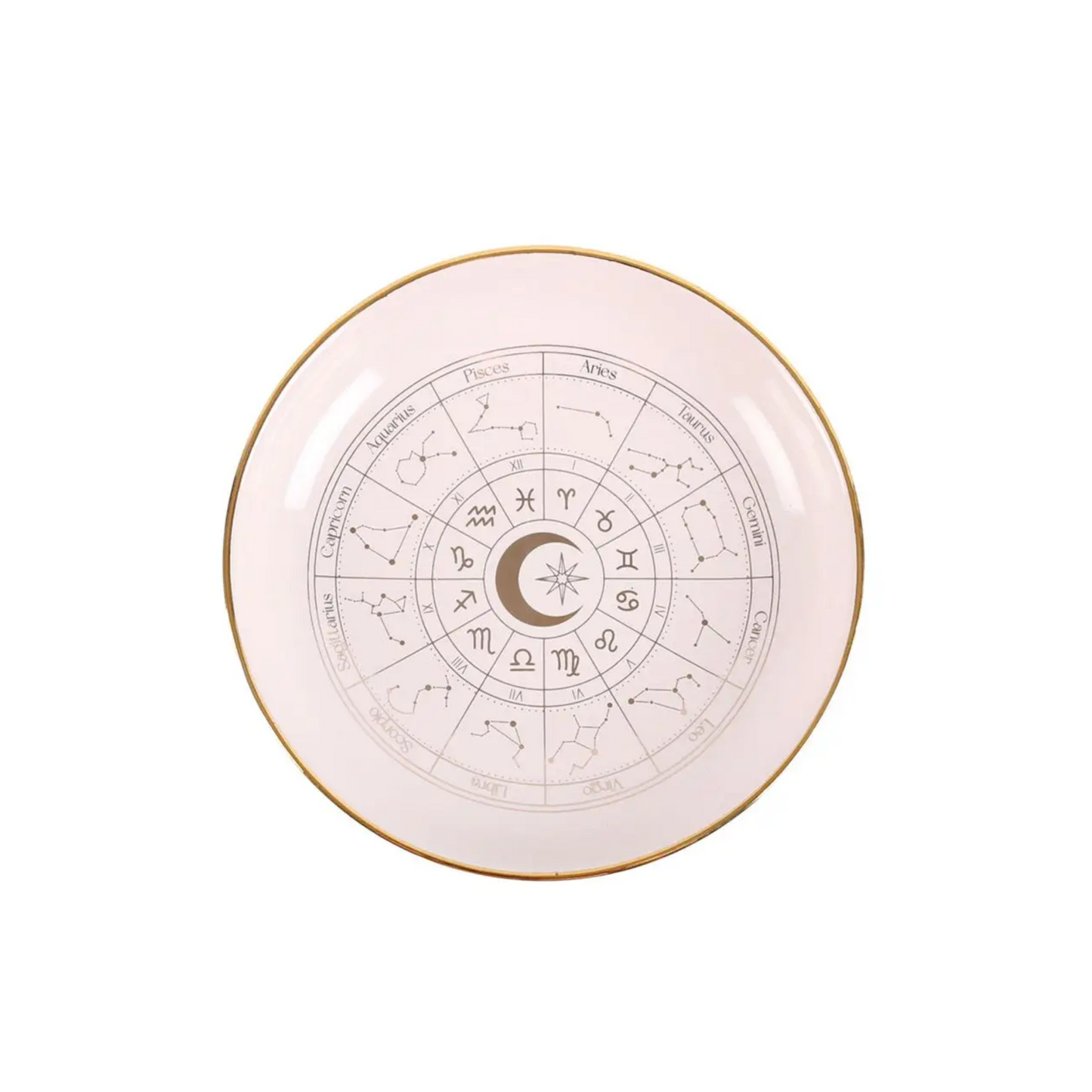 Astrology Wheel Trinket Dish