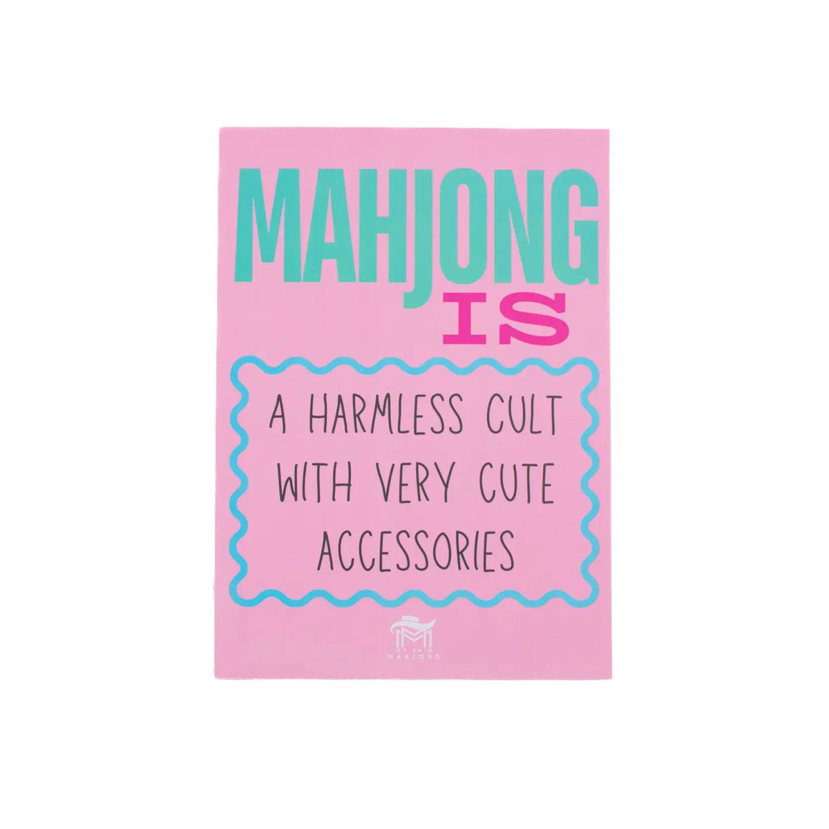 "Mahjong Is" Mahjong Shuffle Card