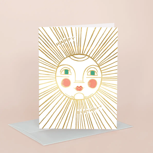 Birthday Sun Greeting Card