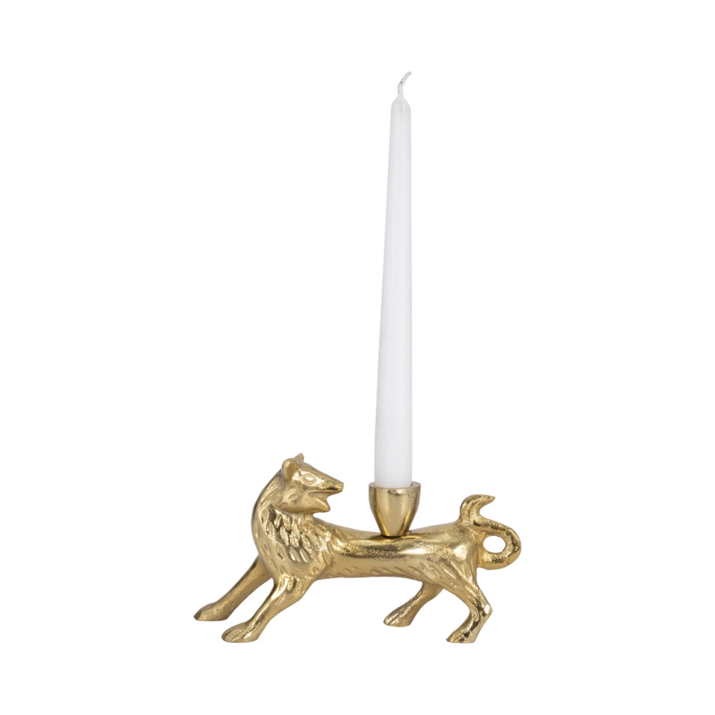 Gold Fox Candle Holder