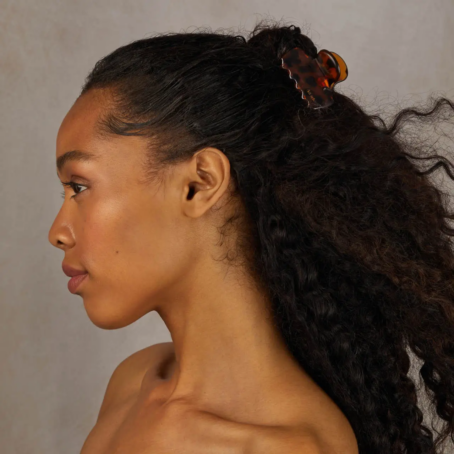 Medium Puffy Claw Clip Set - Black/Tortoise