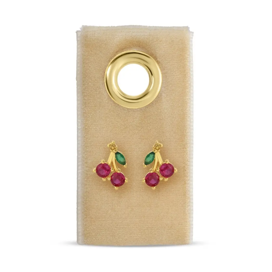 Earrings - Velvet Gift Tag 1 Pair