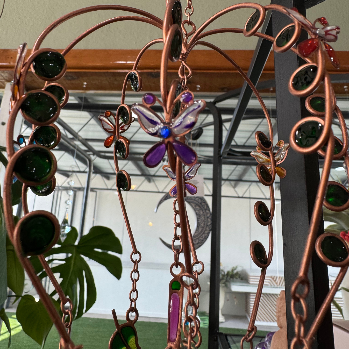 Fuchsia wind chime