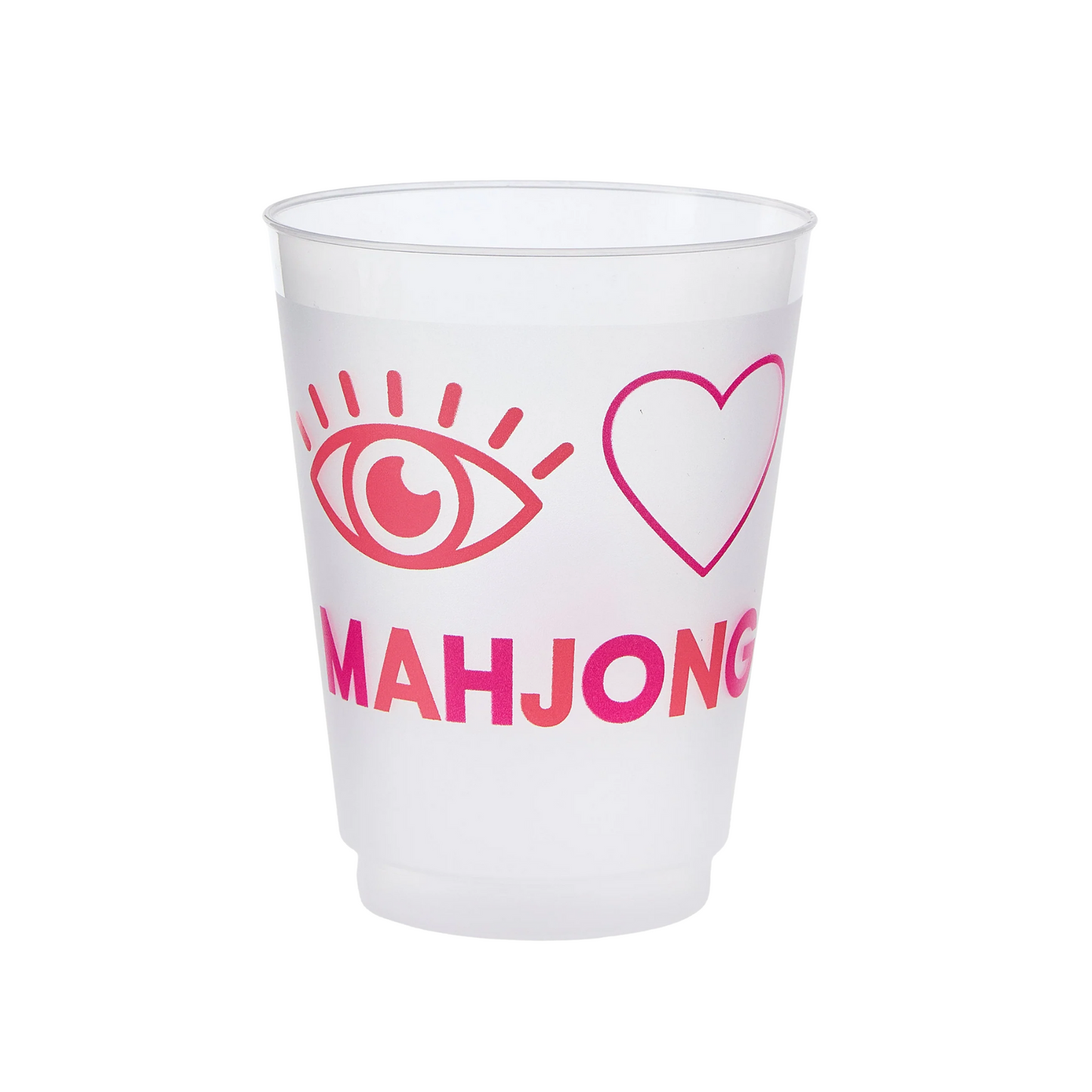I Heart Mahjong Cups