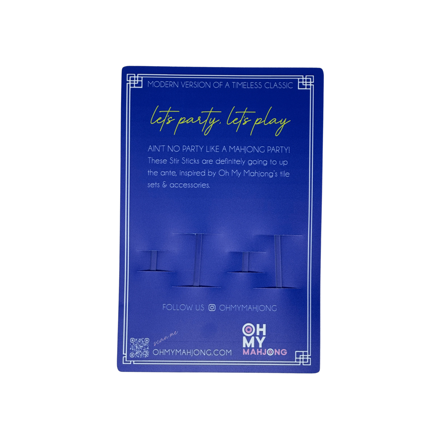 Soiree Acrylic Cocktail Stir Sticks