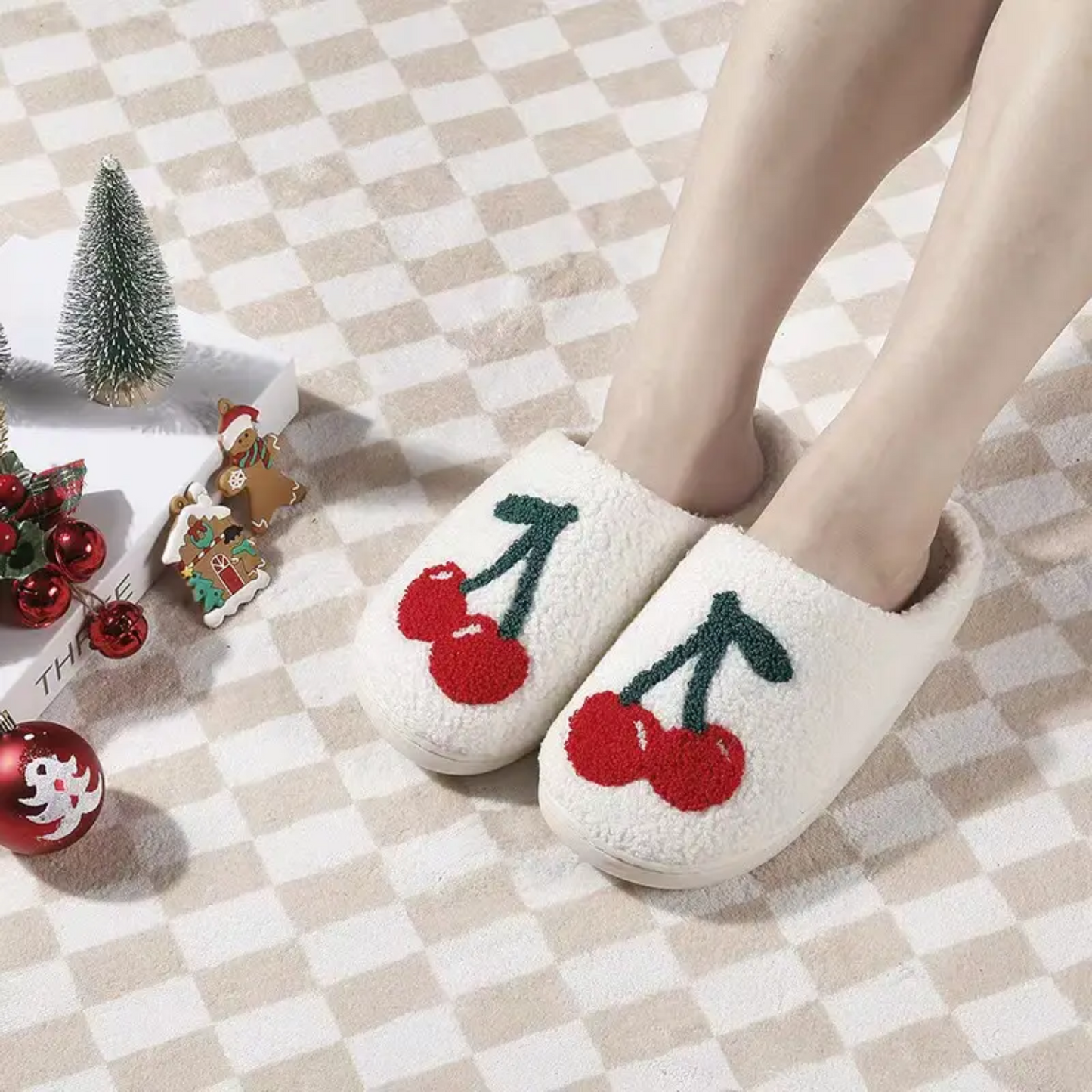 Cherry Slippers