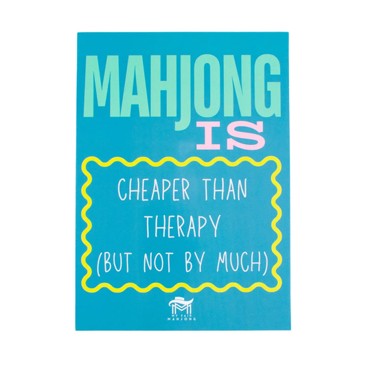 "Mahjong Is" Mahjong Shuffle Card