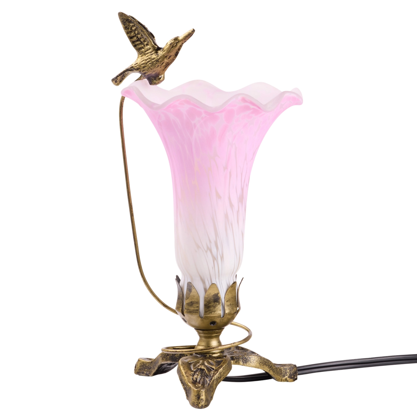 Glass Lily Lamp