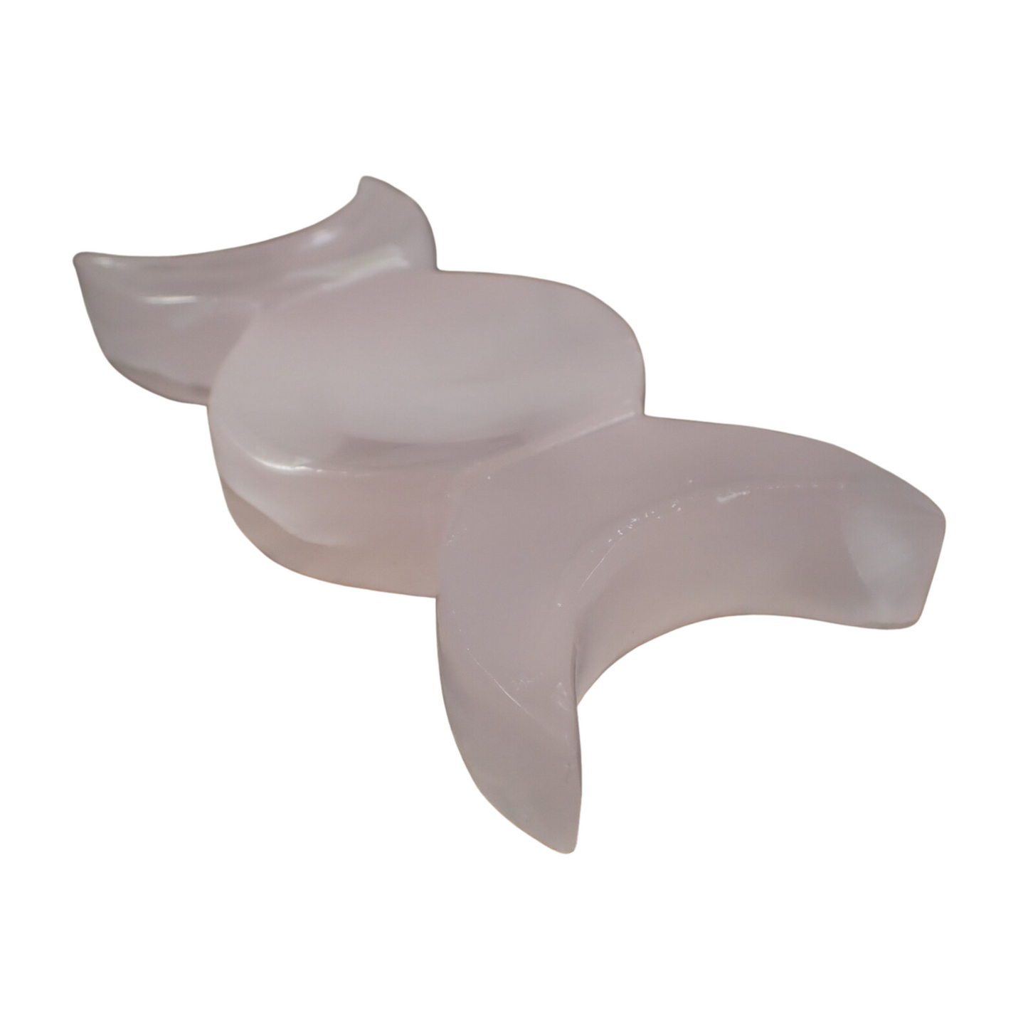 Pink Calcite Triple Moon Plate