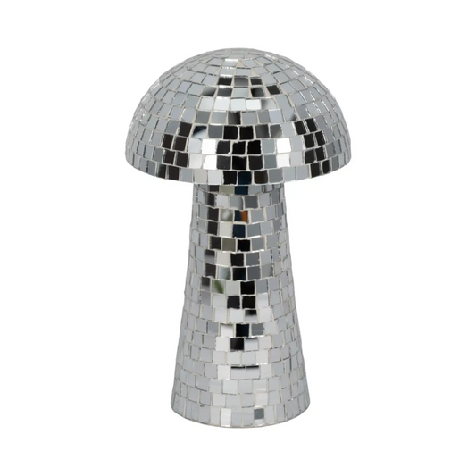 Mosaic Glass  Mushroom Figurine
