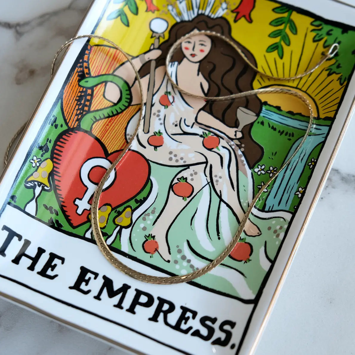 Empress Tarot Trinket Dish