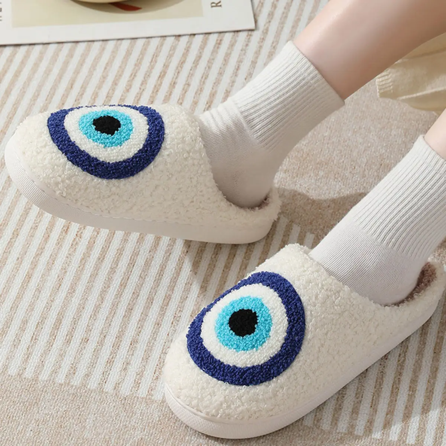 Evil Eye Slippers