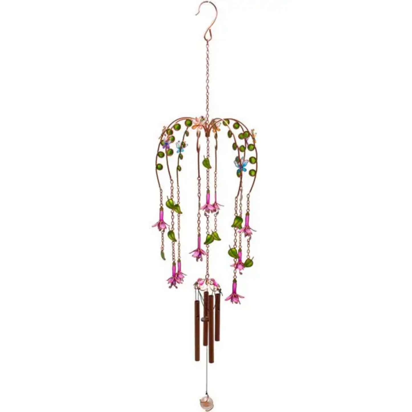 Fuchsia wind chime