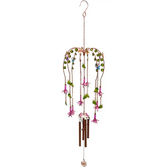 Fuchsia wind chime