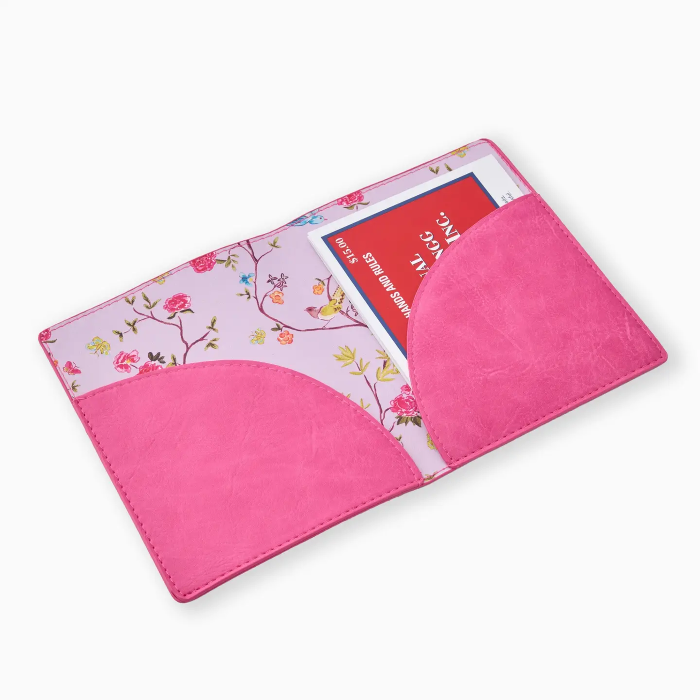 Hot Pink Mahjong Card Folio