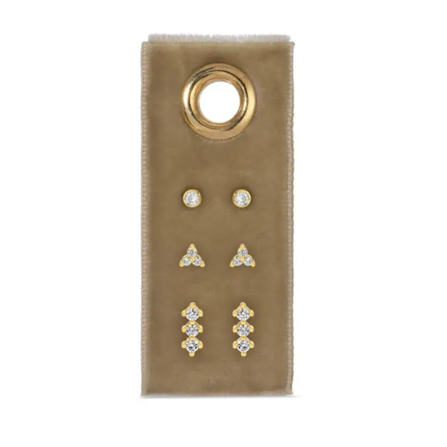 Earrings - Velvet Gift Tag 3 Pairs