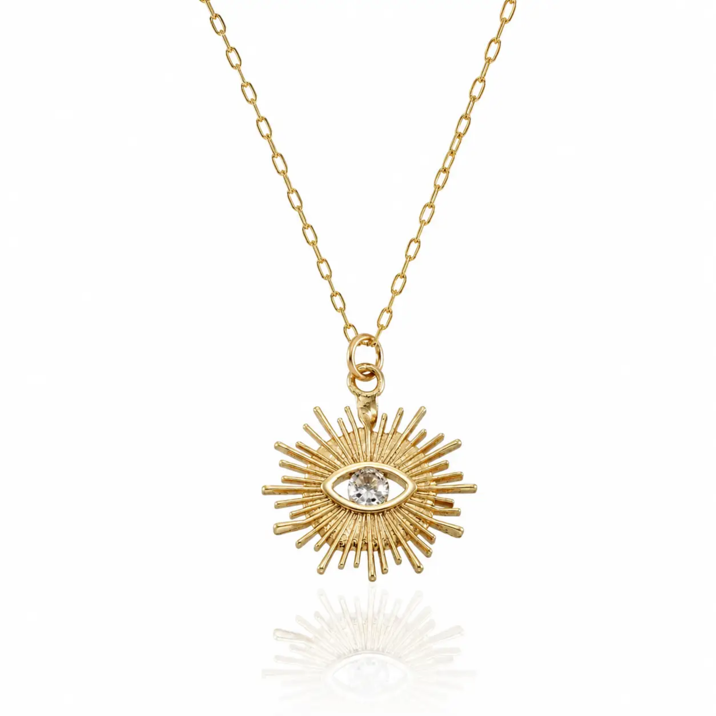 Golden Eye Necklace Chain