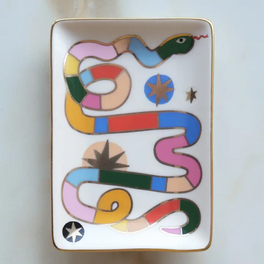 Rainbow Snake Trinket Dish