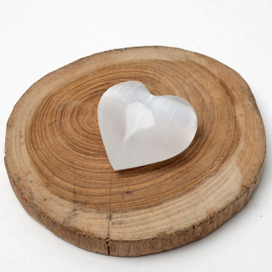 Selenite Heart - Small