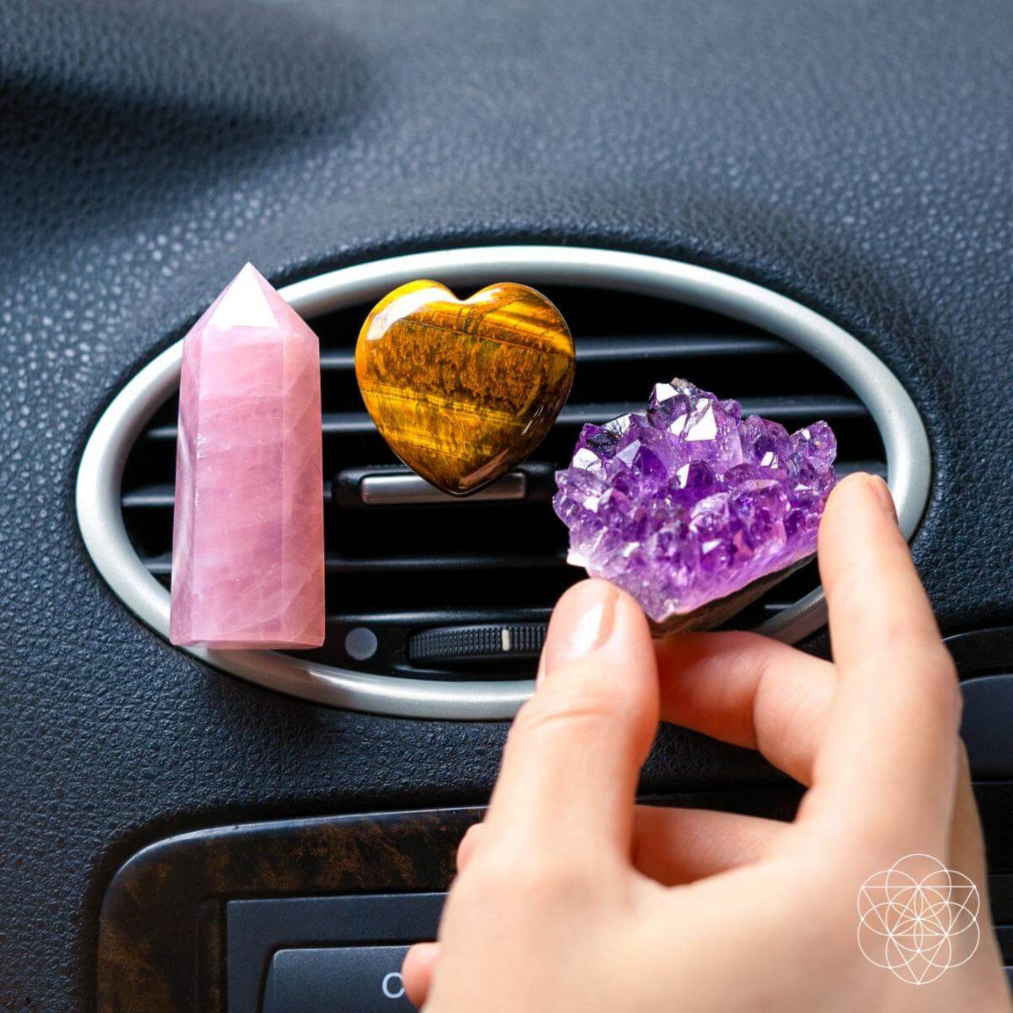 Crystal Car Vent Clips - Mindful