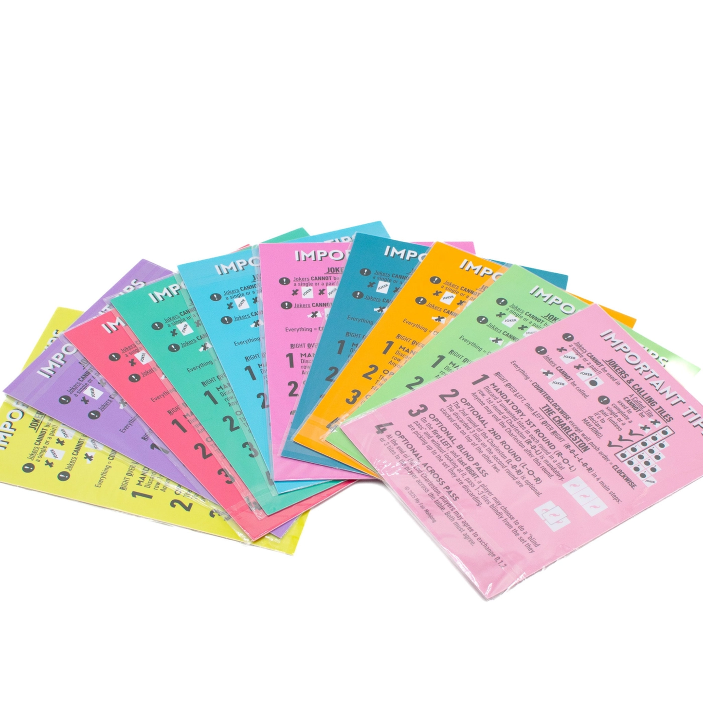 "Mahjong Is" Mahjong Shuffle Card