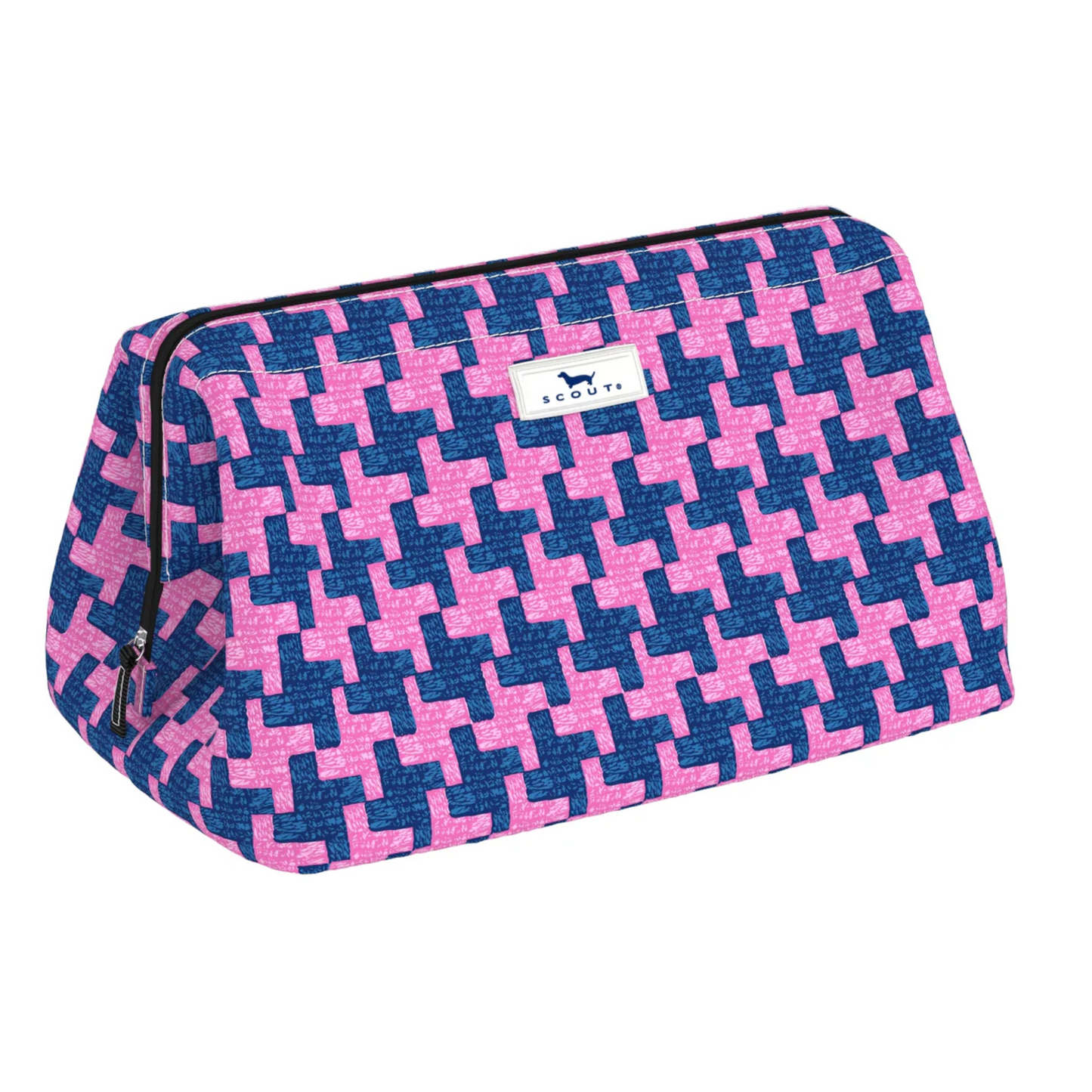 Wide Makeup Bag